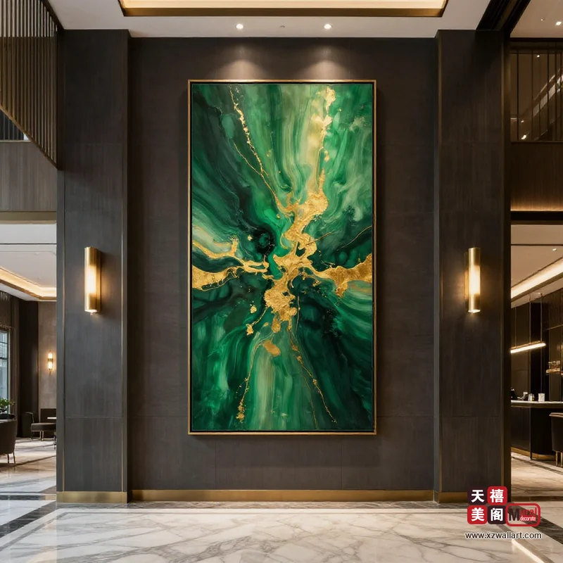 轻奢风玄关装饰画案例 · 工装（22） 3