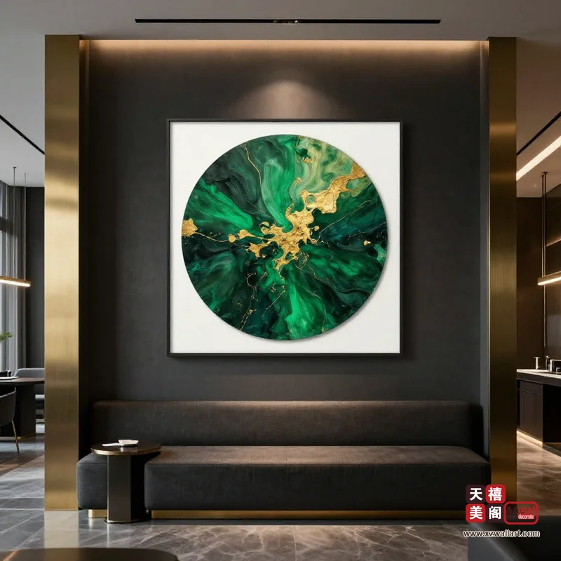 轻奢风客厅装饰画案例 · 工装(24) 3
