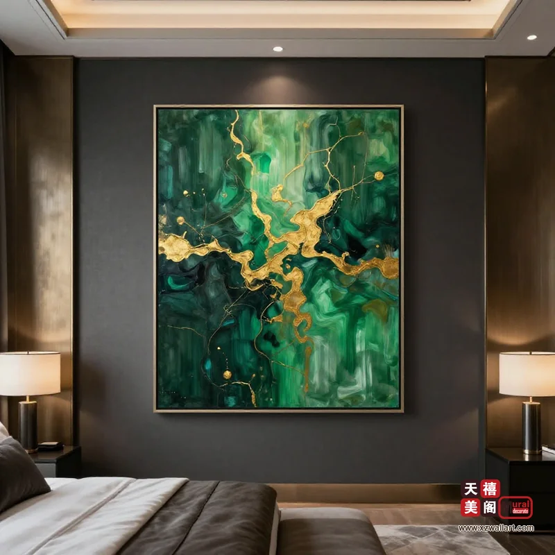 轻奢风卧室装饰画案例 · 家装(25) 3
