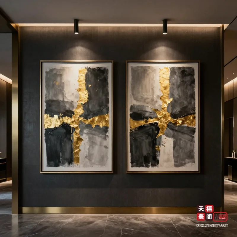 轻奢风端景装饰画案例 · 工装（30）