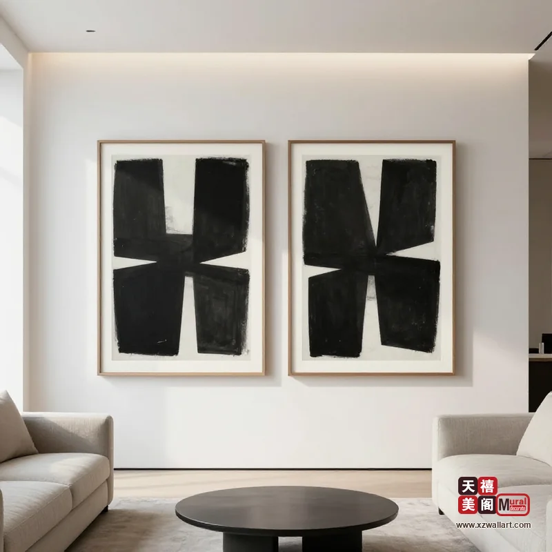 现代简约客厅装饰画案例 · 家装（33） 3