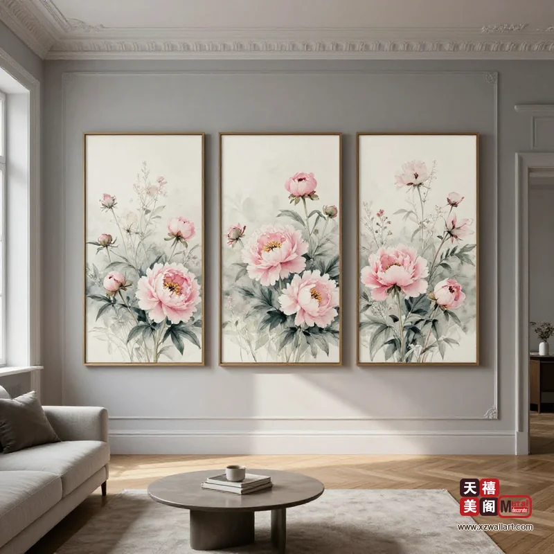 法式客厅装饰画案例 · 家装（43） 2