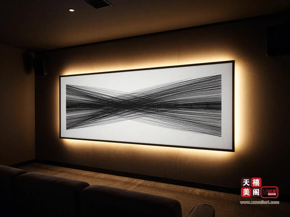 深色墙面怎么配画？墨绿、深灰与深木色的做法